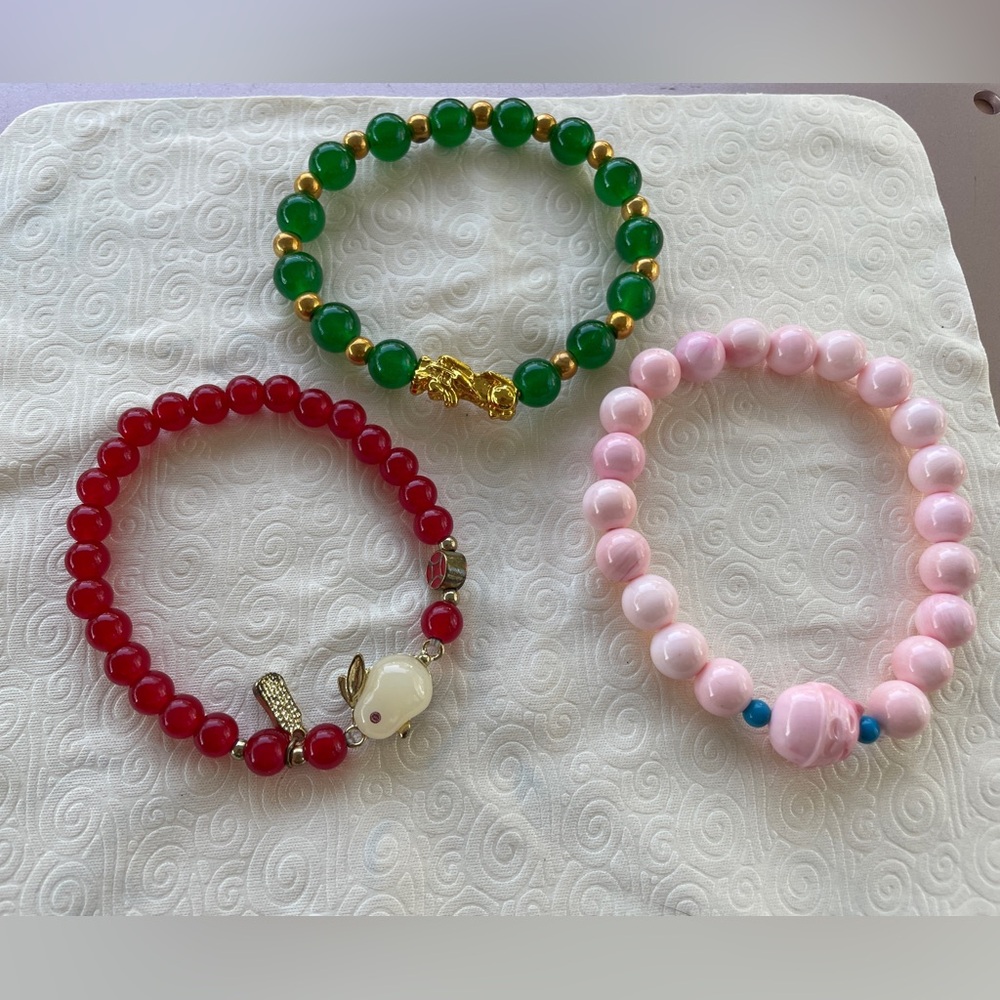Colorful Beaded Bracelet Set